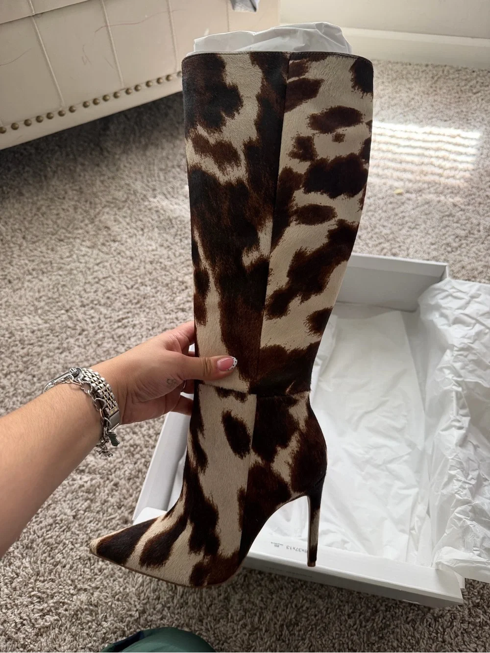 Steve Madden Cow Boots
